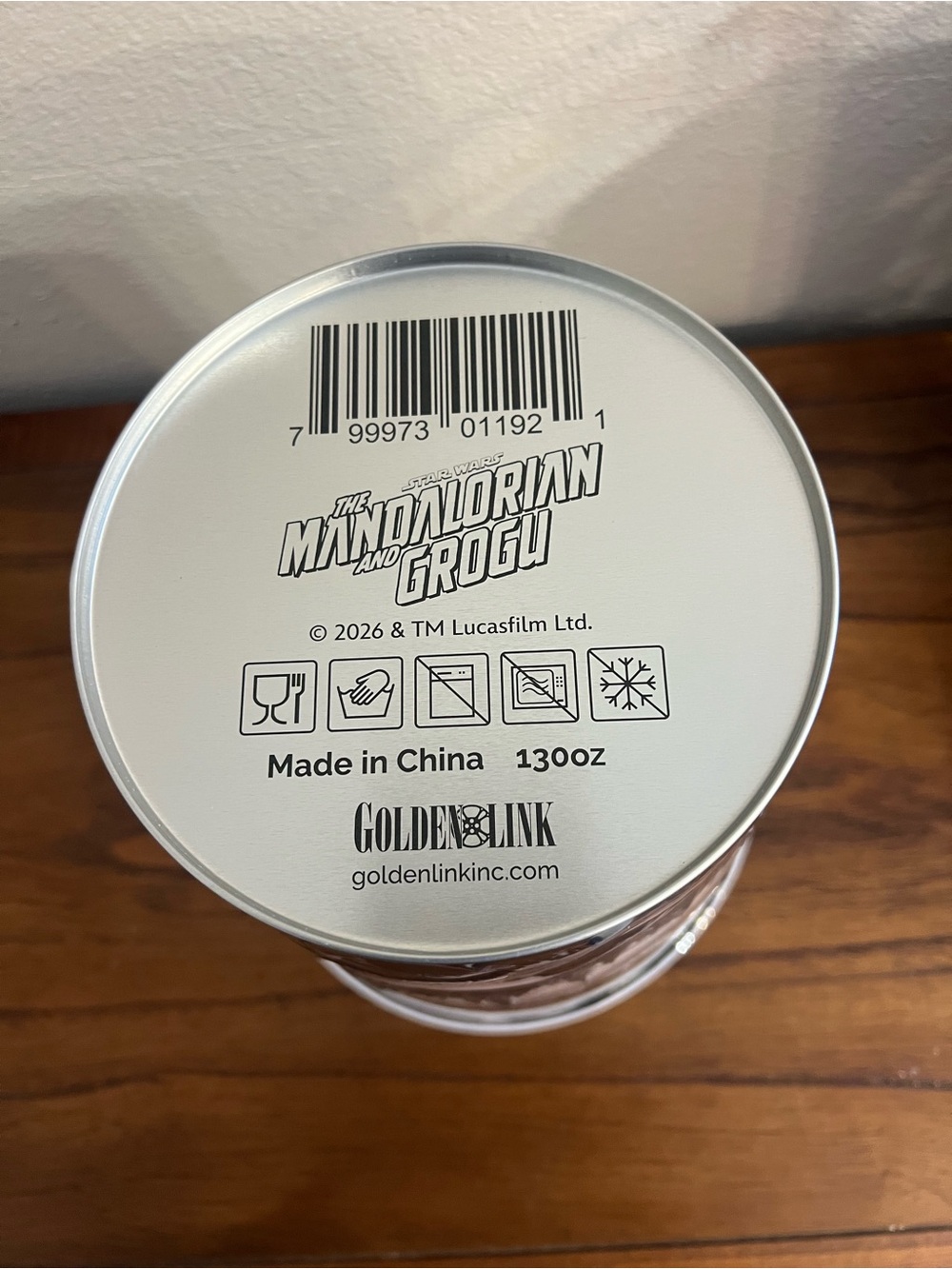 Mandalorian & Grogu Hover Pram Popcorn Bucket, Topper Cup, "This is The Way" Tin - Picture 16 of 16